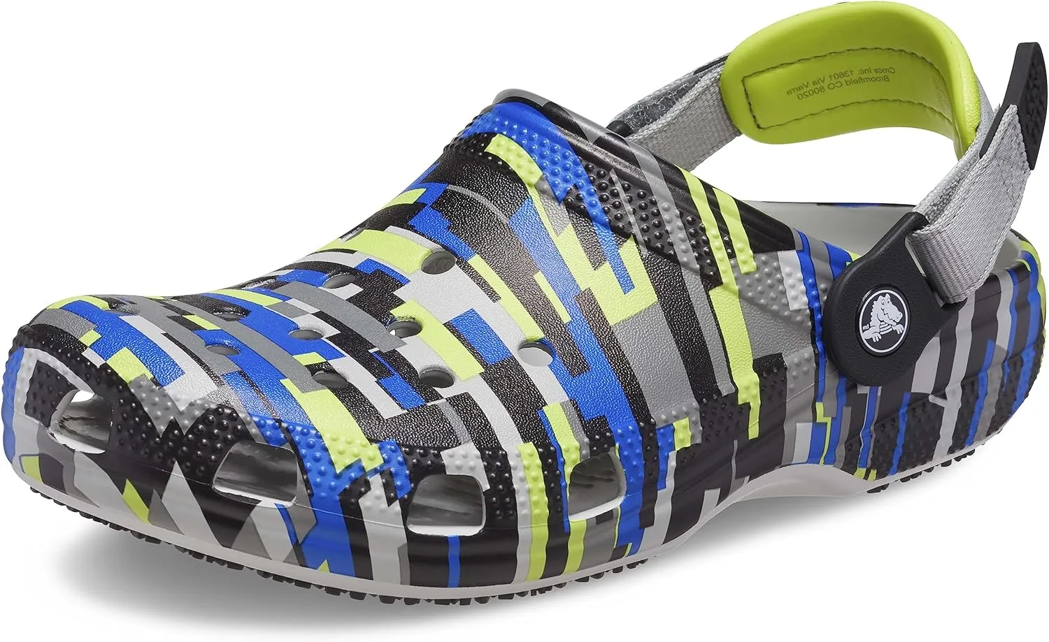 Crocs Unisex-Adult Classic Adjustable Slip Resistant Marbled Clog