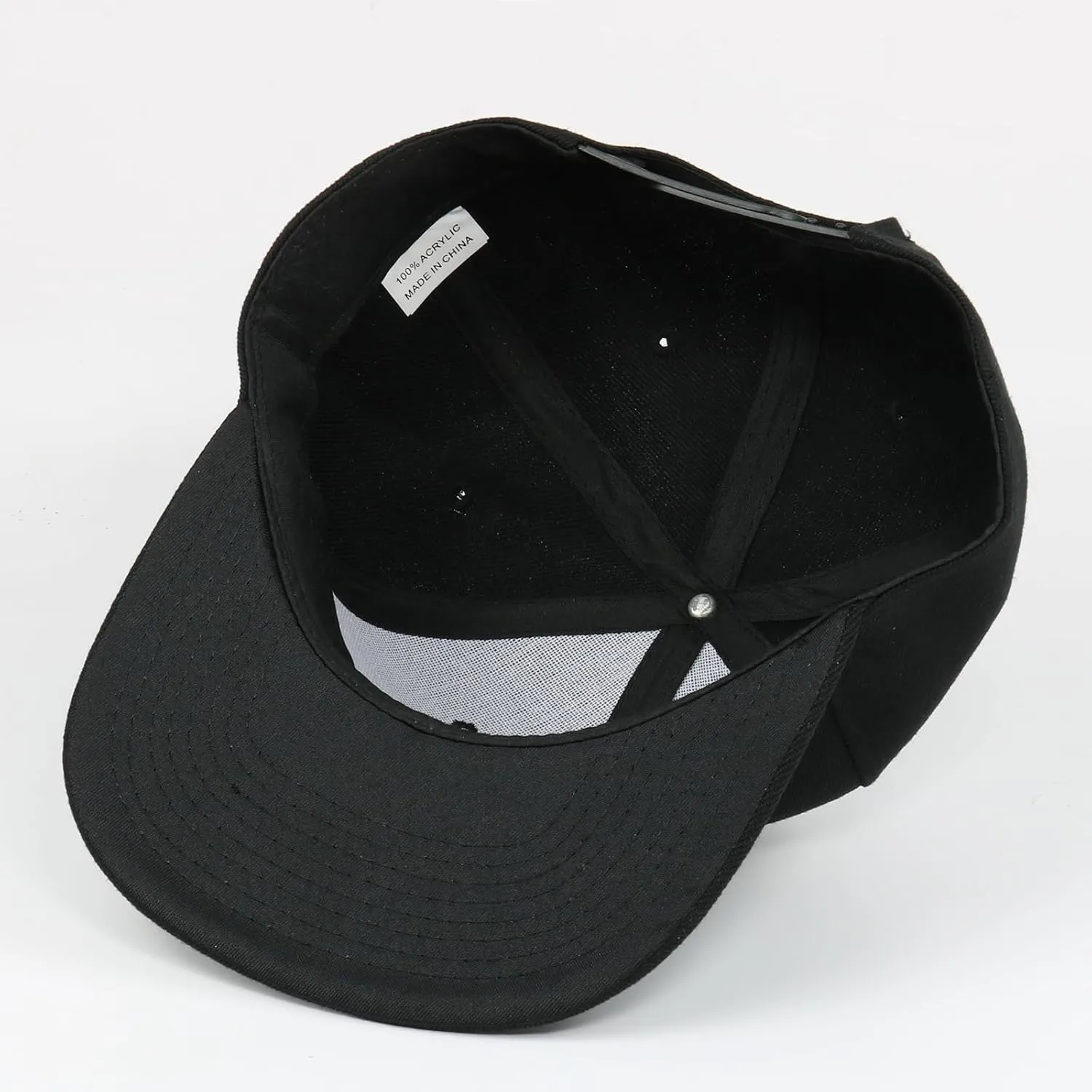 Cross Hat Snapback Hats for Men Boys Cross Cap Black Flat Bill Brim Trucker Snap Backpack Hat