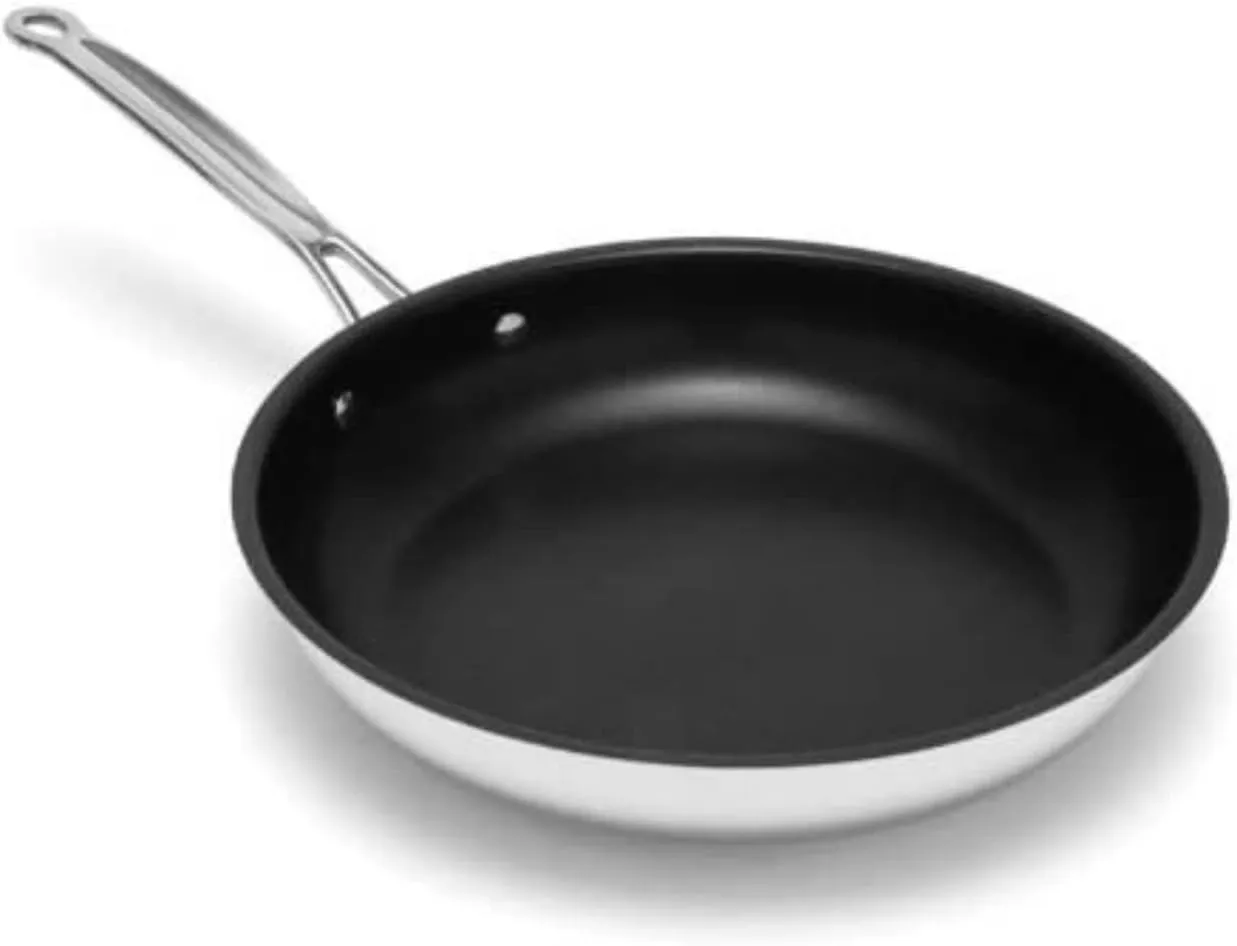 Cuisinart 722-24NS Chef's Classic Nonstick Stainless 10-Inch Open Skillet