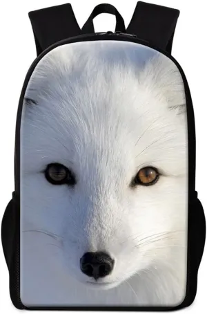 Cute Fox Backpack for Children Cool School Bag Pattern for Girls Boys Day Pack
