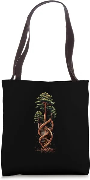 Cypress Tree DNA Nature Art Lover wildlife hiking outdoors Tote Bag