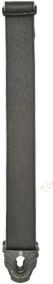 D'Addario Accessories Locking Leather Guitar Strap - Guitar Accessories - Electric Guitar Strap, Acoustic Guitar Strap, Acoustic Electric Guitar Strap & Bass Guitar Strap - Black