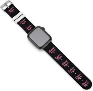 Dance Mom Adjustable Silicone Watchband Compatible with IWatch Classic Soft Sports Watch Strap for Men Women