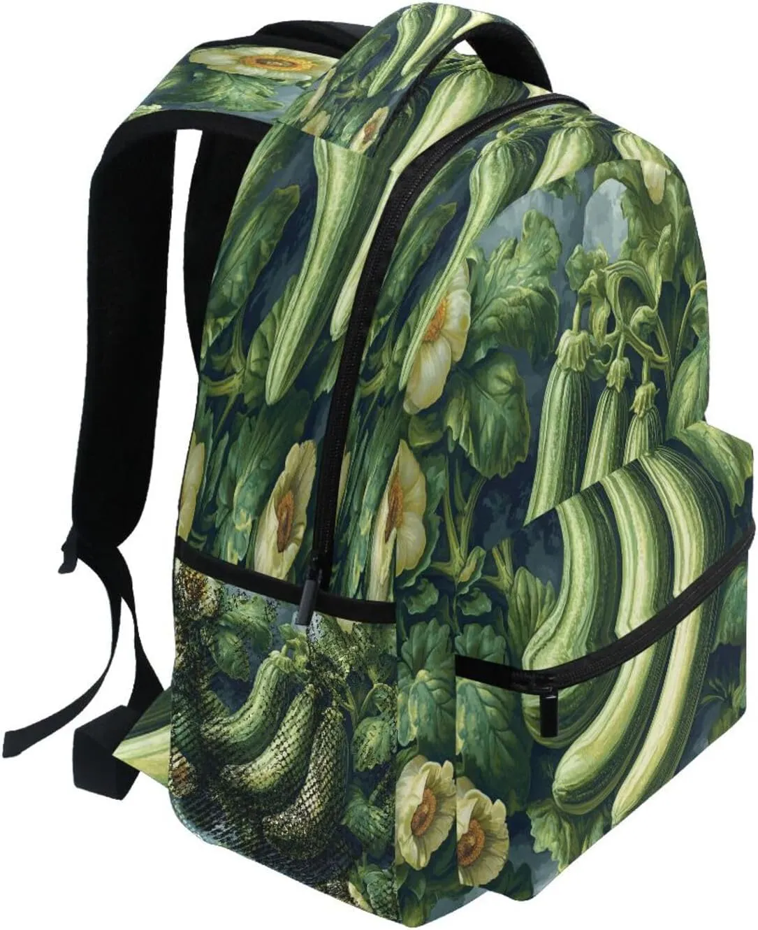 Day Backpack for Teacher Nurse Fashion Outdoor Backpack with Chest Strap for Travel Trip Zucchini Genesis Style
