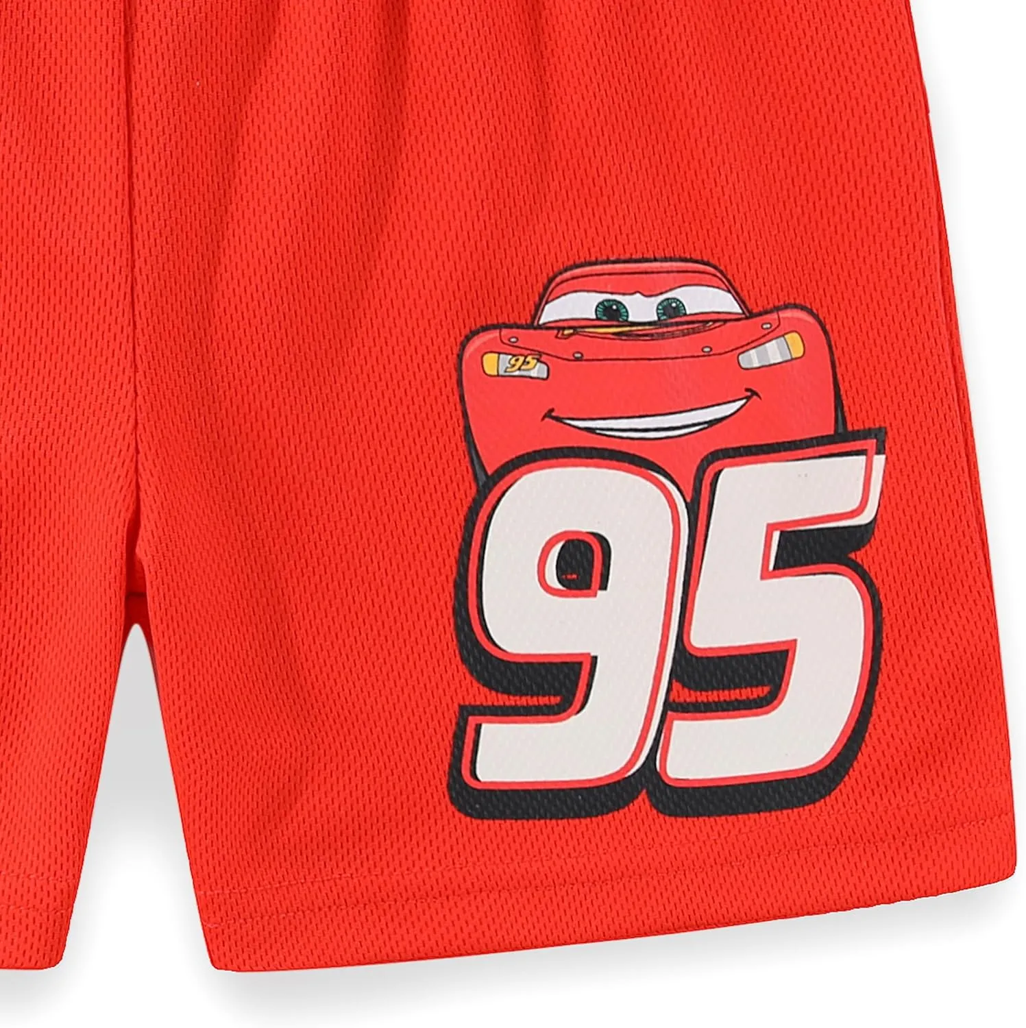 Disney Cars Lightning McQueen Boys 2 Piece Short Sleeve T-Shirt and Shorts Set for Toddlers