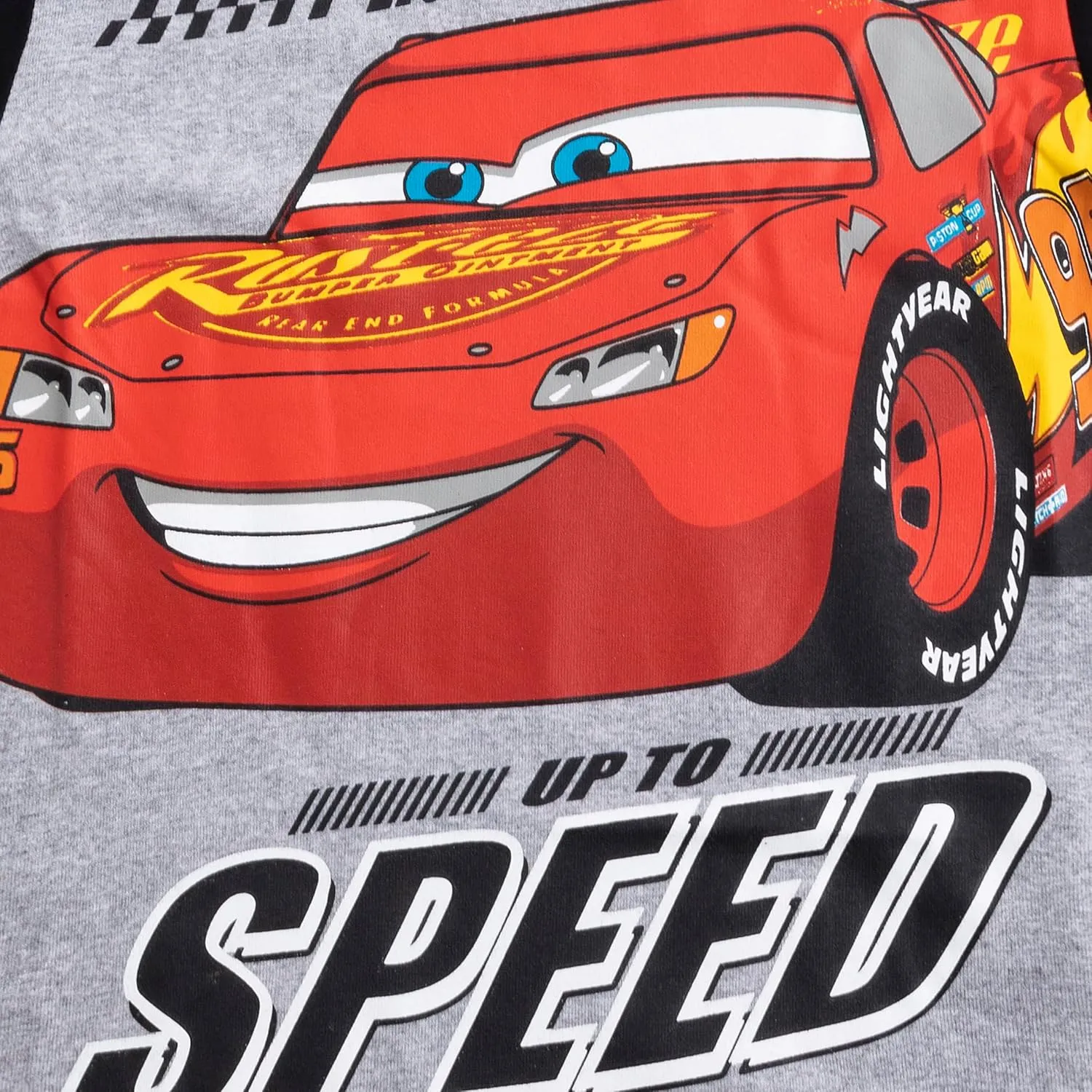 Disney Cars Lightning McQueen Boys Short Sleeve T-Shirt, Tank Top and Shorts 3 Piece Set for Toddlers to Big Kids
