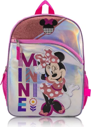Disney Minnie Mouse Backpack for Girls, Boys, Unisex | Cute Minnie Mouse Bag 14" Minnie Mouse Mini Backpack for Toddlers | Disney Minnie Mouse Pink Backpack for School
