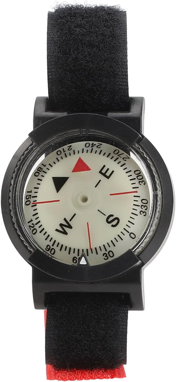 Diving Wrist Compass, Outdoor Dive Compass, Glow in The Dark Portable Compass, Survival Hiking Compass for Camping, Hiking, Orienteering, Kayaking, Outdoor Sports
