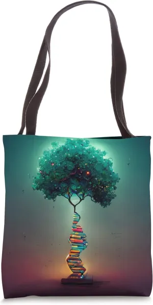 DNA Tree of Life Seen from Space Engulfs The Sun Tote Bag