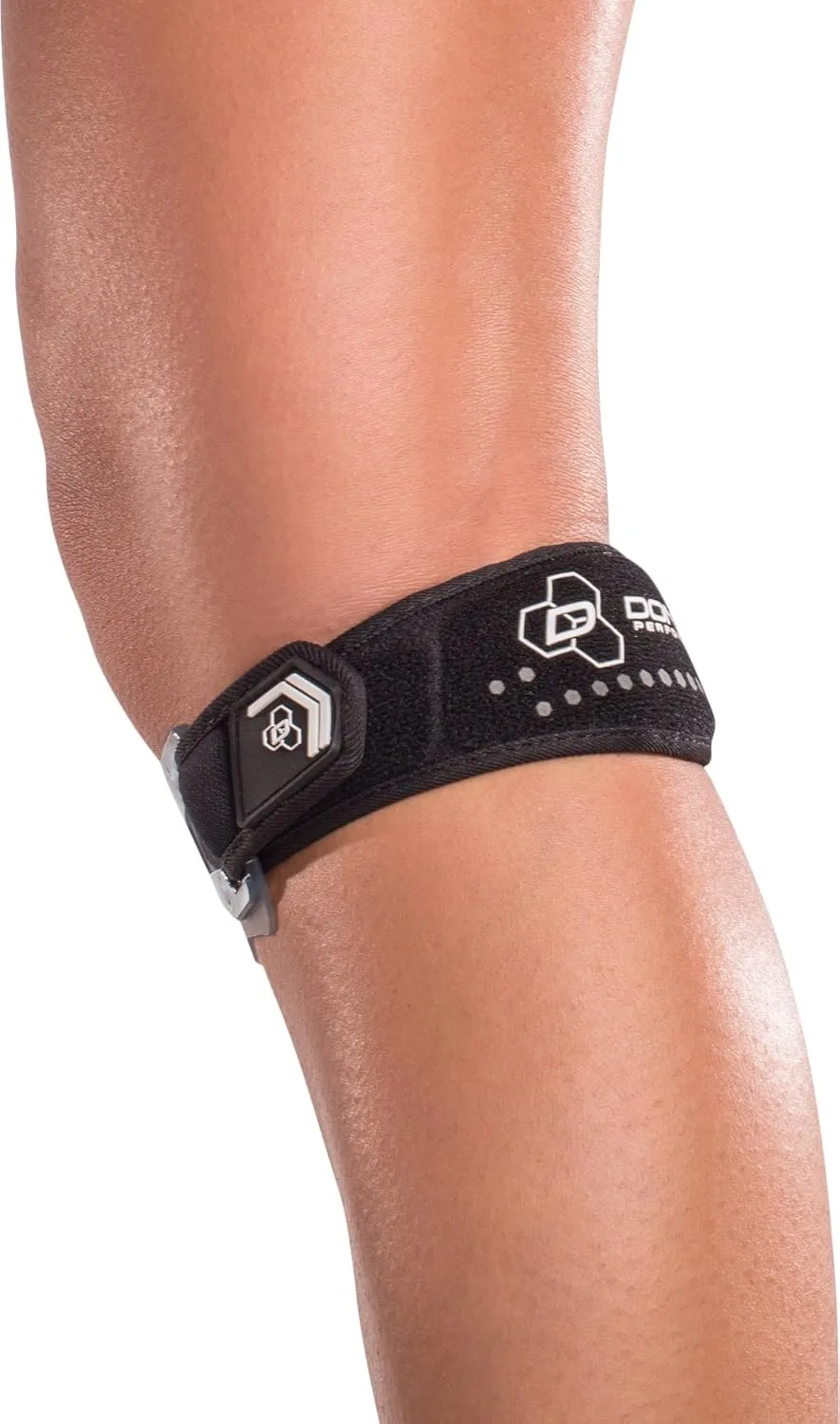 DonJoy Performance Webtech Patella Knee Strap – Patellar Tendonitis Band, Jumper’s Knee Strap, Adjustable Support for Running, Basketball, Volleyball, Squats, Weightlifting