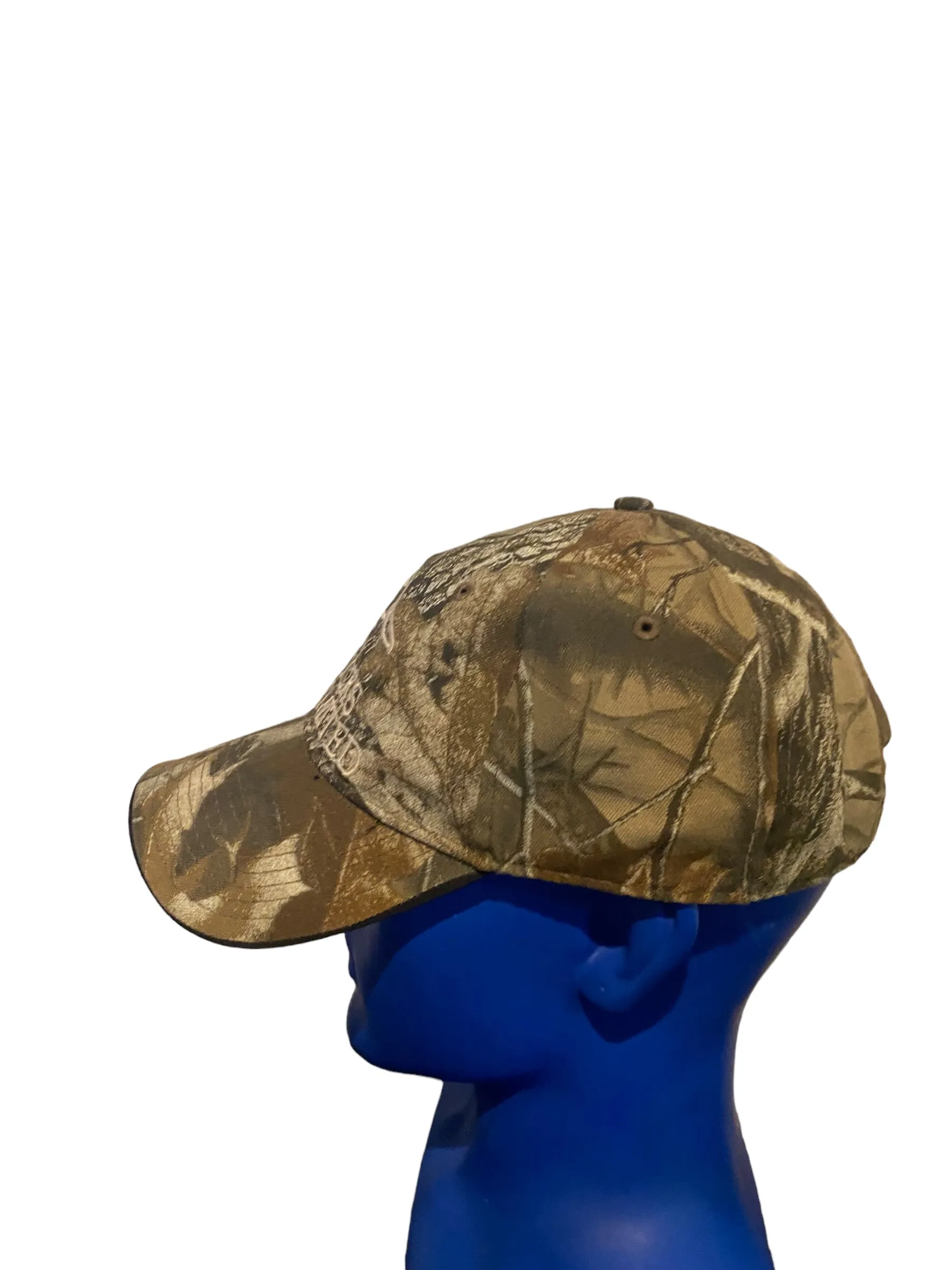 ducks unlimited large embroidered logo Real tree camo adjustable strap hat