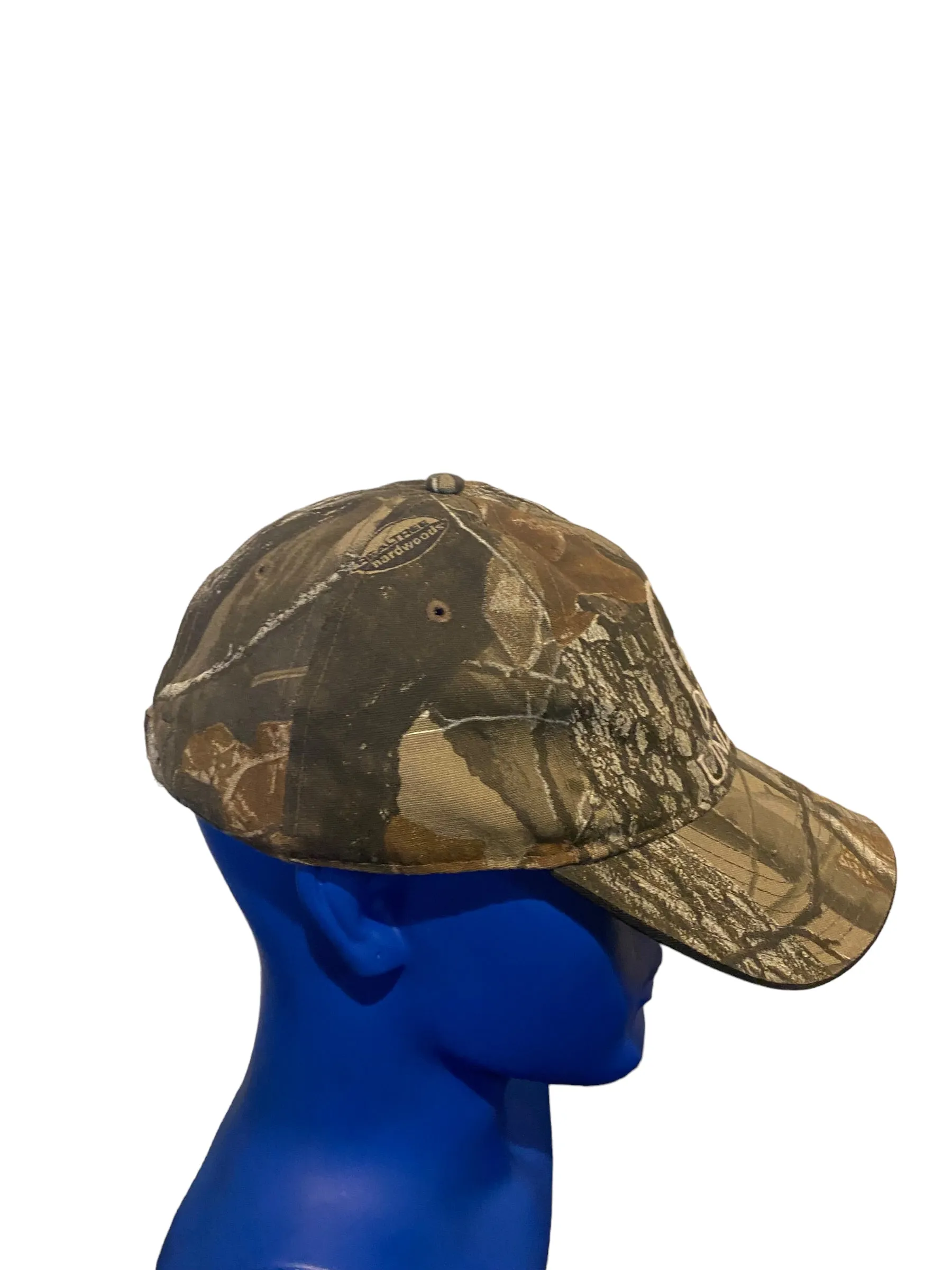 ducks unlimited large embroidered logo Real tree camo adjustable strap hat