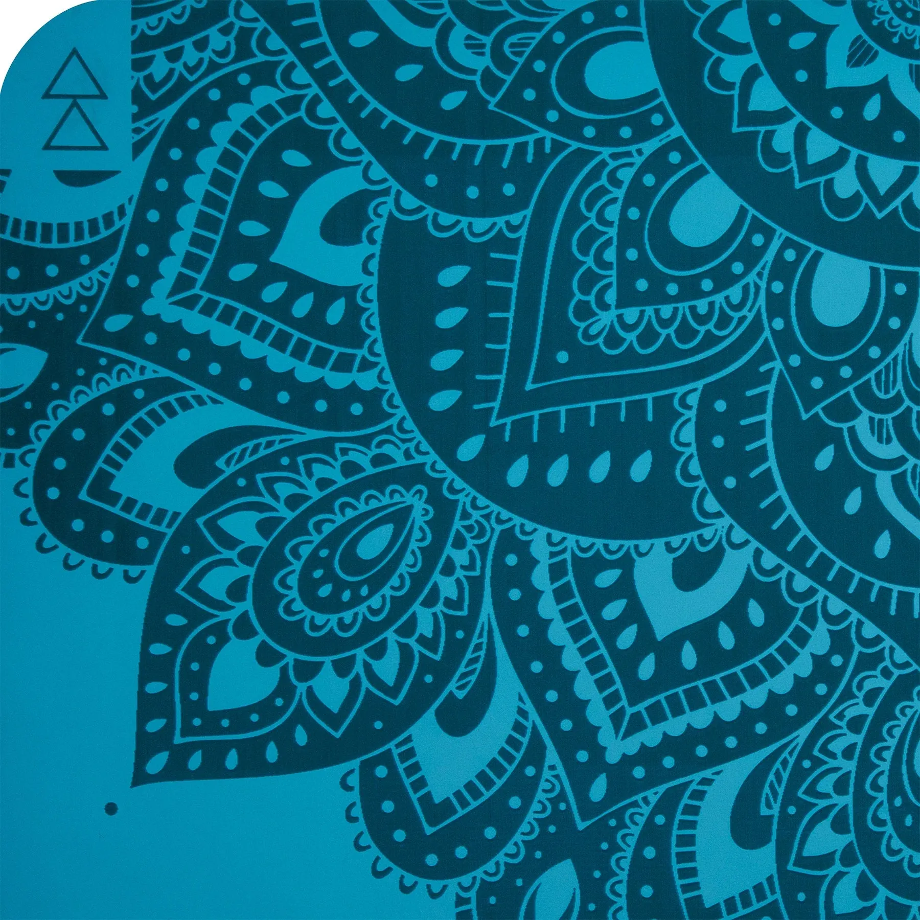 Eco-Friendly Design Lab Hand Yoga Towel 3mm - Mandala Aqua