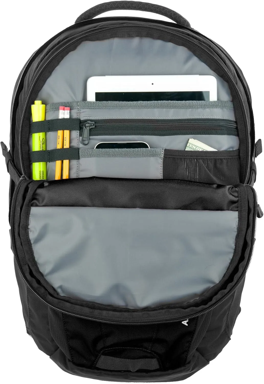 Eddie Bauer Backpack with Organization Compartments and Hydration/Laptop Compatible Sleeve, Adventurer-Black, 30L