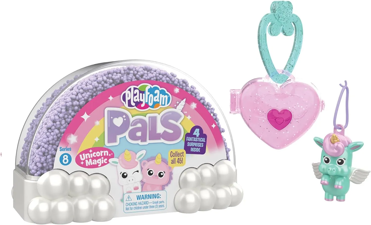 Educational Insights Playfoam Pals Unicorn Magic 6-Pack - Unicorn Party Favors, Fidget Toys for Kids Ages 3 , Valentines Day Party Favors for Boys & Girls