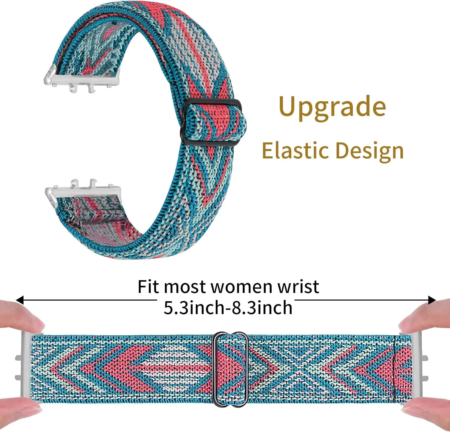 Elastic Band for Samsung Galaxy FIT 3,Soft Replacement Bands Fabric Elastics Strap Adjustable Wrsits Strap for Samsung Galaxy FIT 3 SM-R390