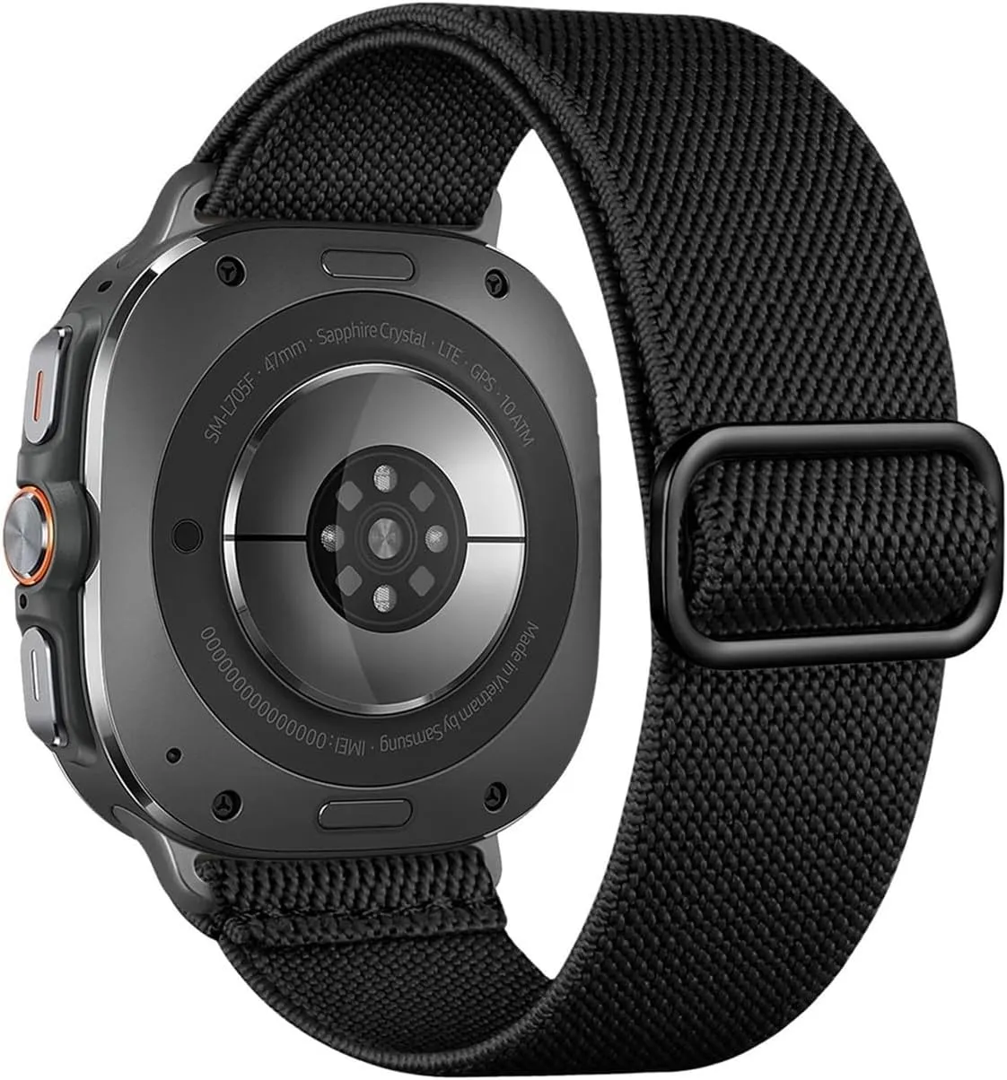 Elastic nylon strap For Samsung Watch Ultra 47mm strap with adjustable loop strap for GALAXY WATCH 7 ULTRA 47MM Bracelet Accessories