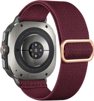 Elastic nylon strap For Samsung Watch Ultra 47mm strap with adjustable loop strap for GALAXY WATCH 7 ULTRA 47MM Bracelet
