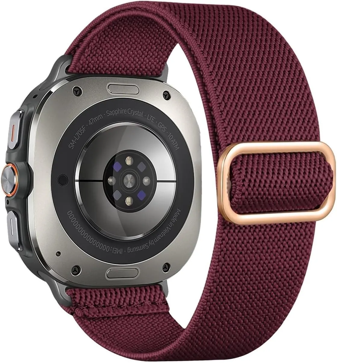 Elastic nylon strap For Samsung Watch Ultra 47mm strap with adjustable loop strap for GALAXY WATCH 7 ULTRA 47MM Bracelet