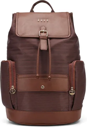 Elle Eleganza 25L Monogram Backpack | Brown