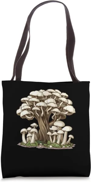 Enoki Mushrooms Under A Tree Tote Bag