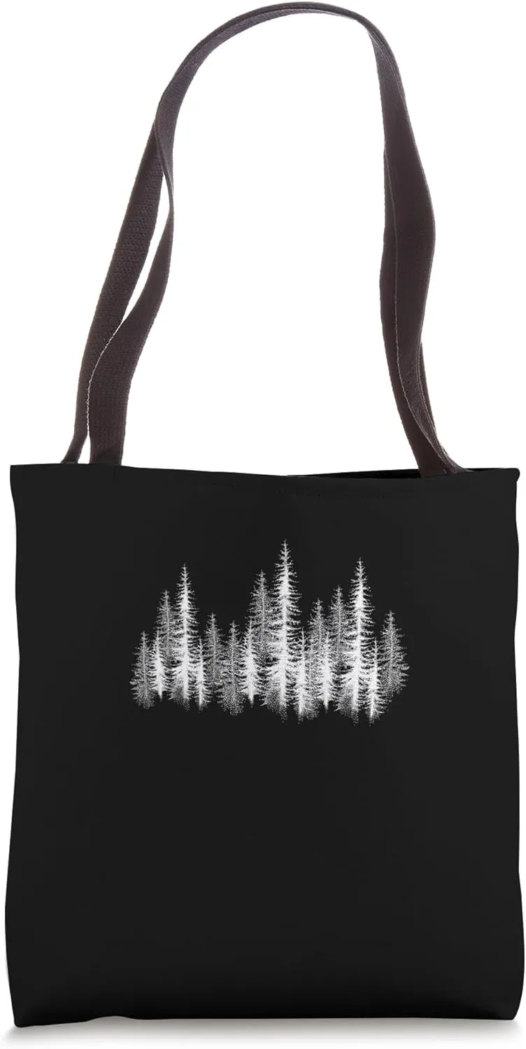 Evergreen tee Cozy Pine Tree for nature lovers Tote Bag