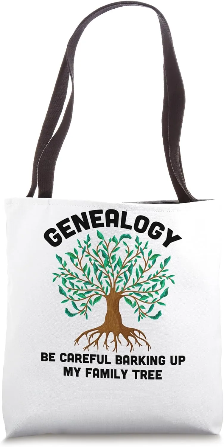 Family Genealogist Ancestry Lineage Funny Genealogy Tote Bag