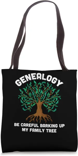 Family Genealogist Ancestry Lineage Funny Genealogy Tote Bag