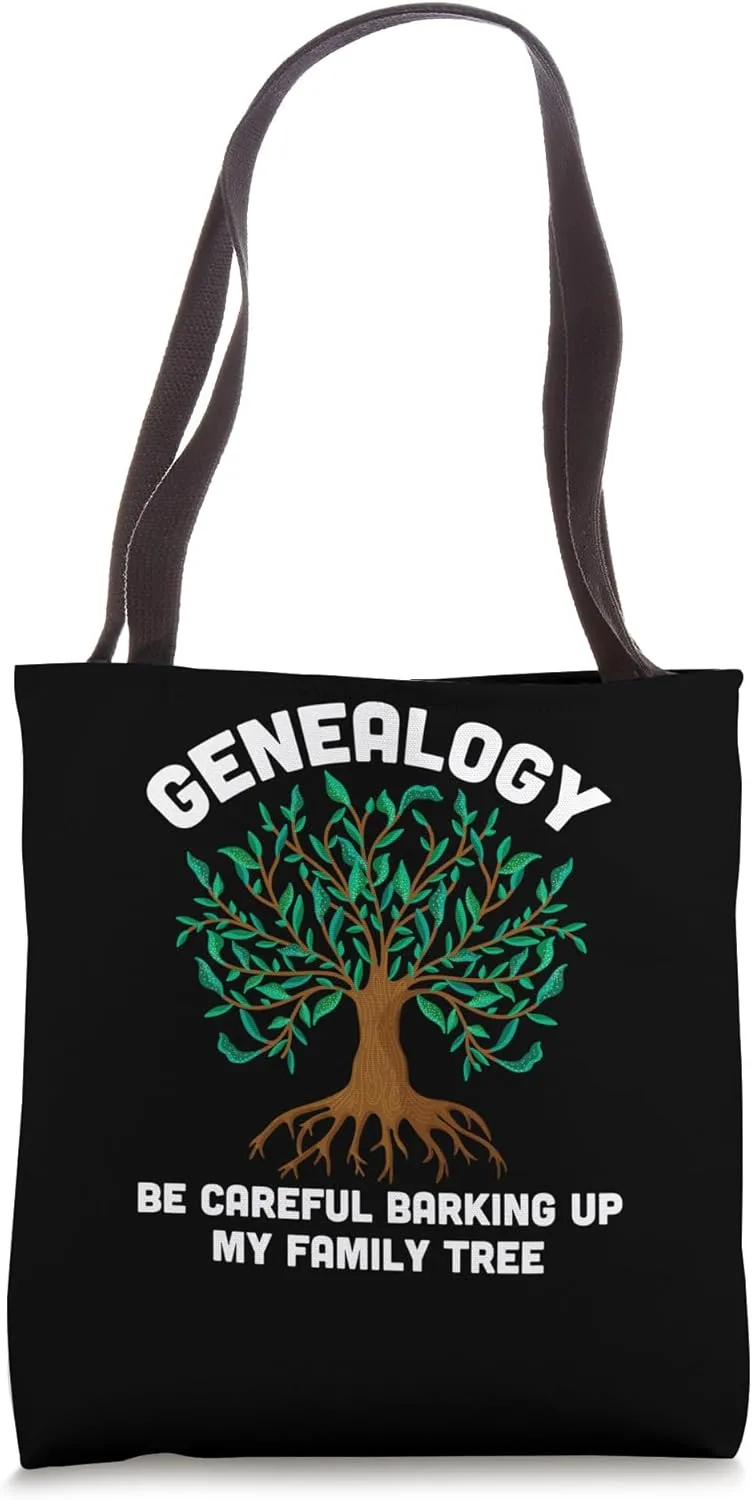 Family Genealogist Ancestry Lineage Funny Genealogy Tote Bag