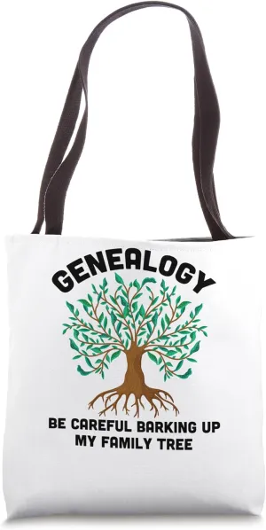 Family Genealogist Ancestry Lineage Funny Genealogy Tote Bag