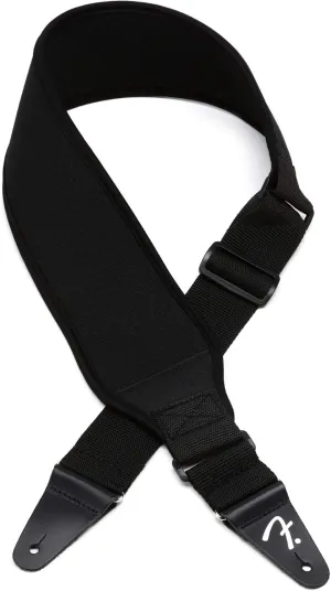 Fender Swell Neoprene Guitar Strap, 2in, Black