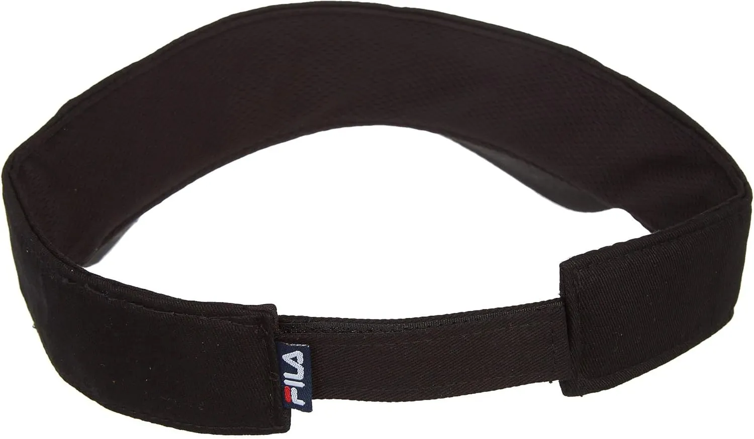 FILA Heritage Logo Adjustable Strap Curved Brim Visor