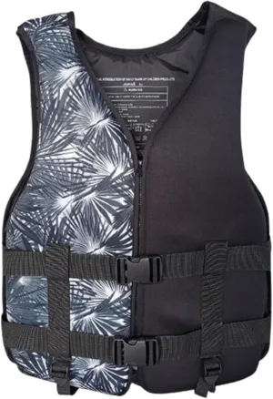 Fishing Life Jackets with Zipper and Adjustable Safety Strap, Safety Vest for Kayaking, Fishing, Surfing(Black A,Small)