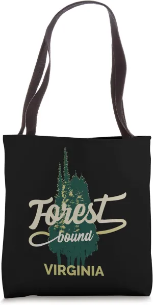 Forest Bound Virginia Forest Nature Lover Woods Vintage Tote Bag