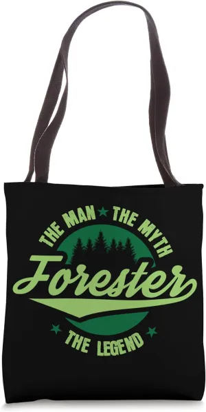 Forester Legend Expert Forestry Lover Lumberjack Graphic Tote Bag