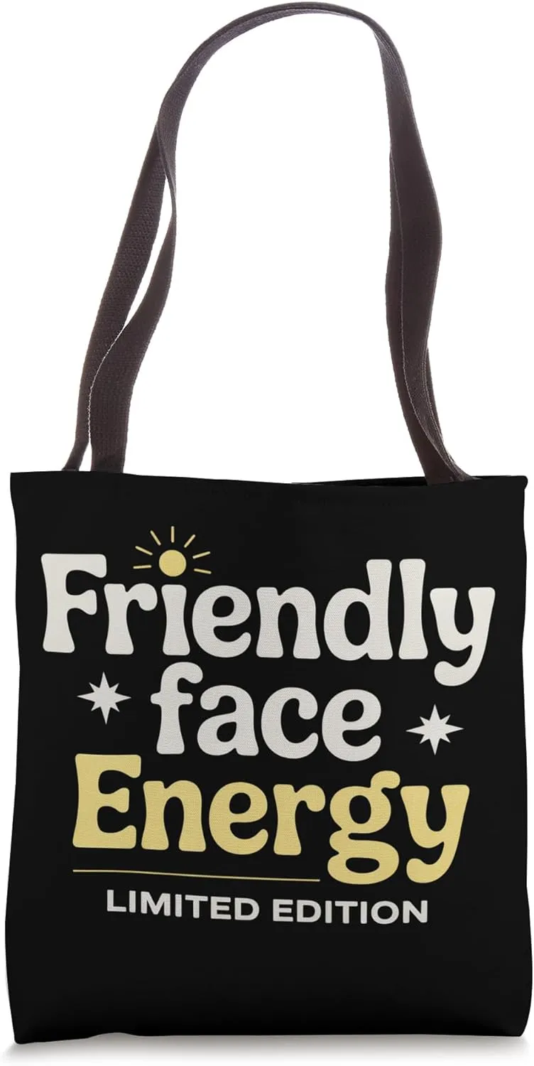 Friendly Face Energy Limited Edition Ambivert Tote Bag