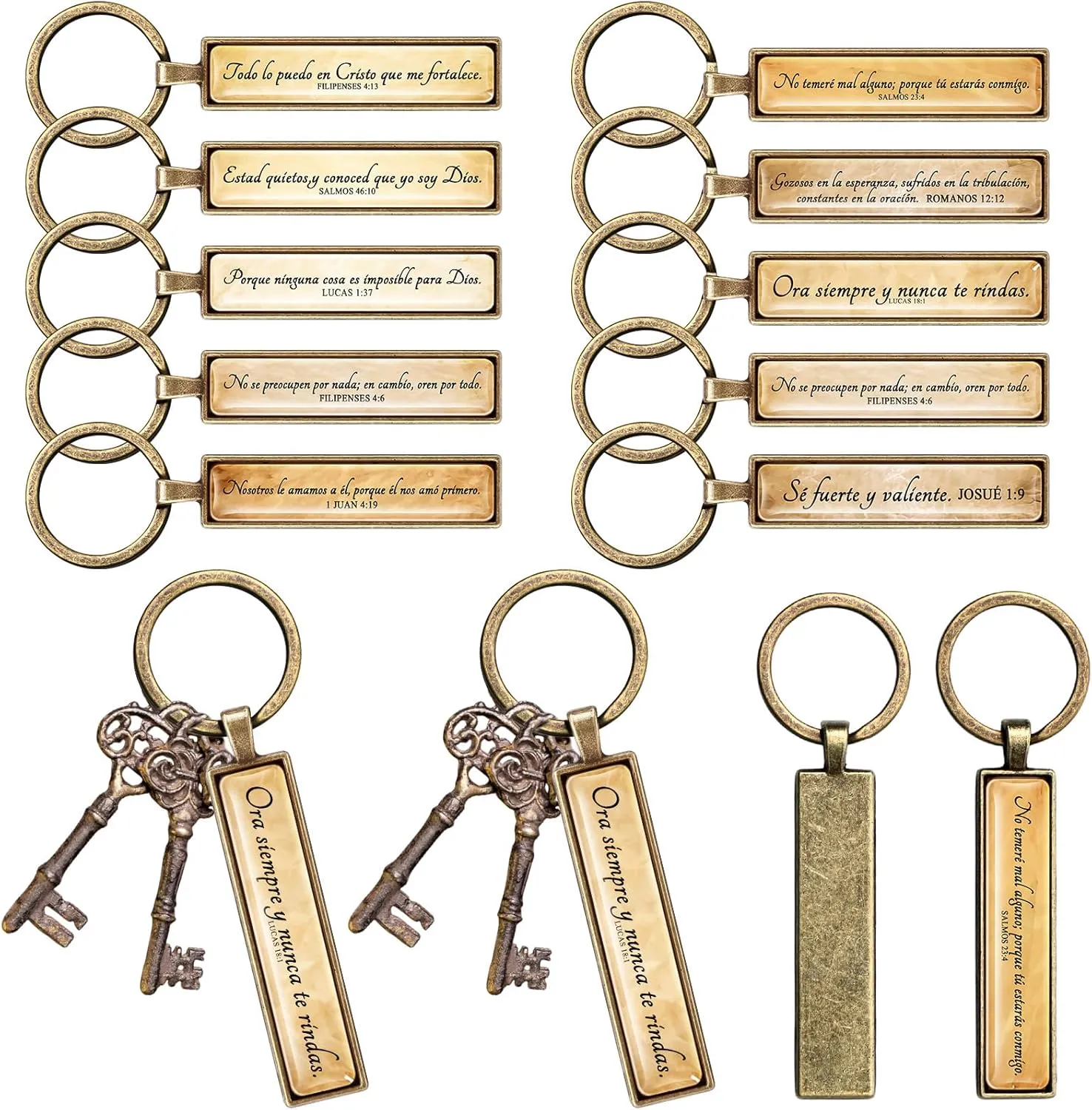 Fumete Fathers Day Christian Gifts for Church Spanish Christian Keychains Regalos Para El Día Del Padre Llavero Cristiano