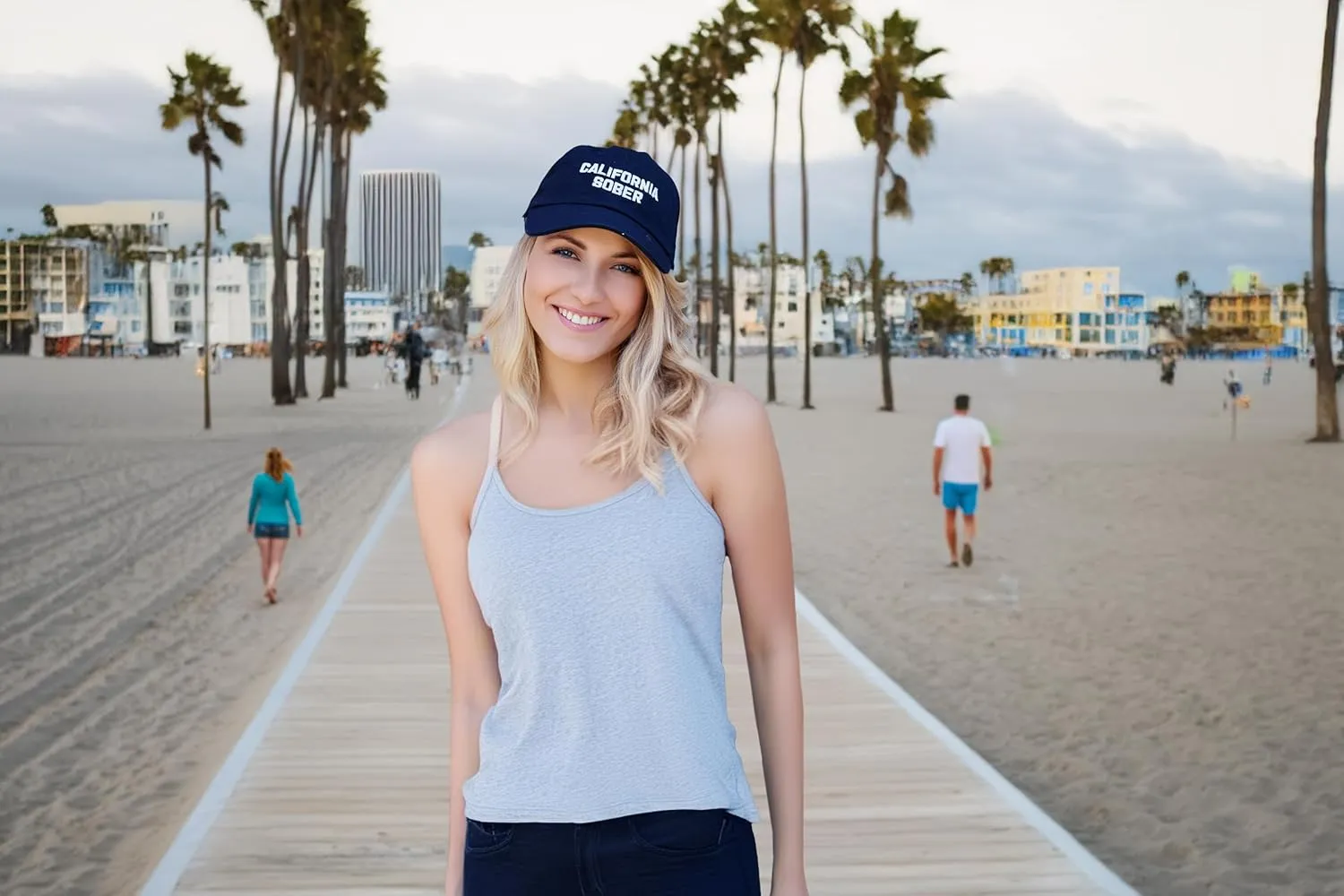 Funky Junque Comfortable Dad Hat with Adjustable Tuck Strap, 100 Percent Cotton
