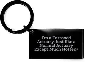 Funny Actuary Gifts: Unique Engraved Keychain for Actuaries, The Formula for Hotness and Numerical Precision, Actuary Accessories, Christmas Unique Gifts for Actuaries, Gifts from Friends