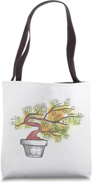 Funny Bonsai Tree Dwarf Plant Care Gardening Lover Buddhist Tote Bag