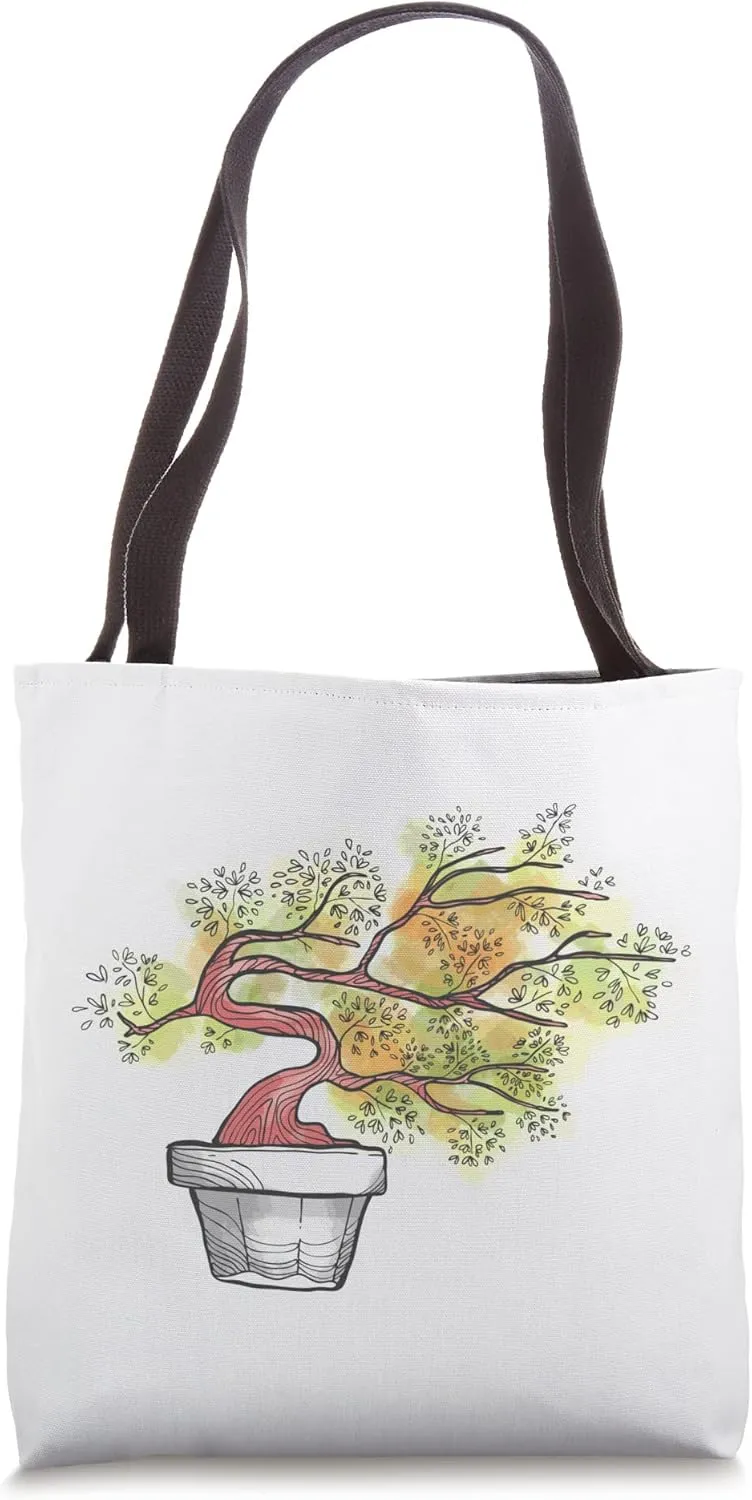 Funny Bonsai Tree Dwarf Plant Care Gardening Lover Buddhist Tote Bag