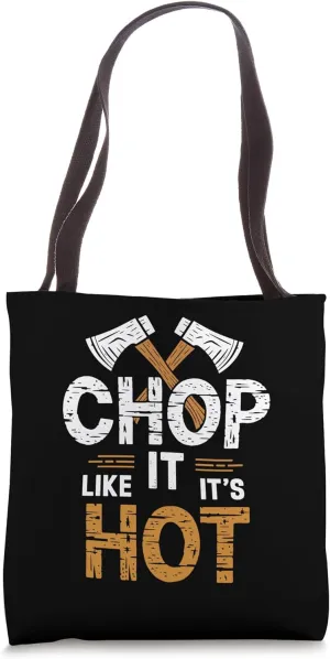 Funny Lumberjack Art Men Women Chainsaw Tree Logger Arborist Tote Bag