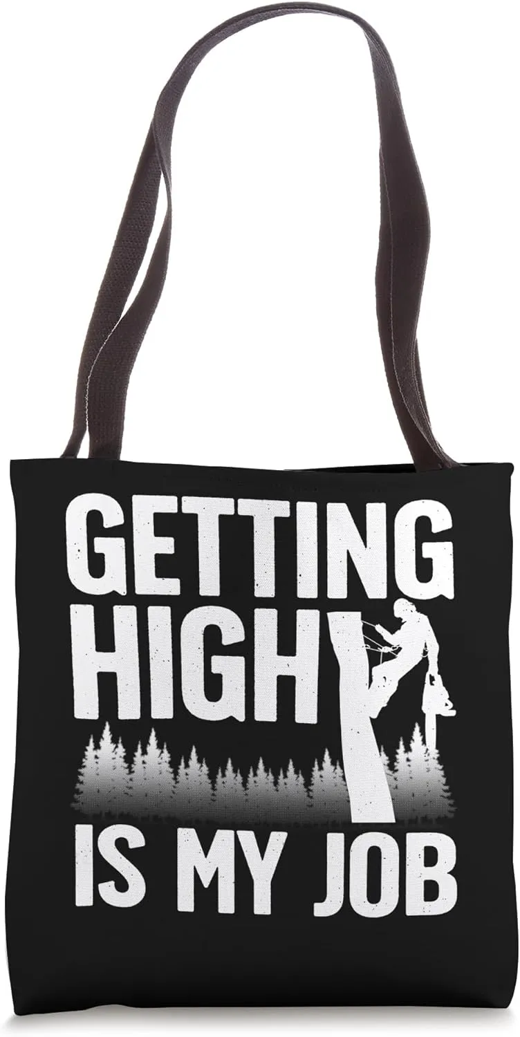 Funny Lumberjack Design For Men Women Arborist Tree Cutters Tote Bag