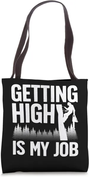 Funny Lumberjack Design For Men Women Arborist Tree Cutters Tote Bag