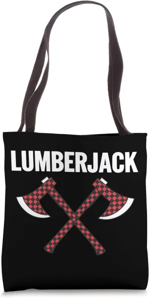 Funny Lumberjack Design For Men Women Arborist Tree Cutters Tote Bag