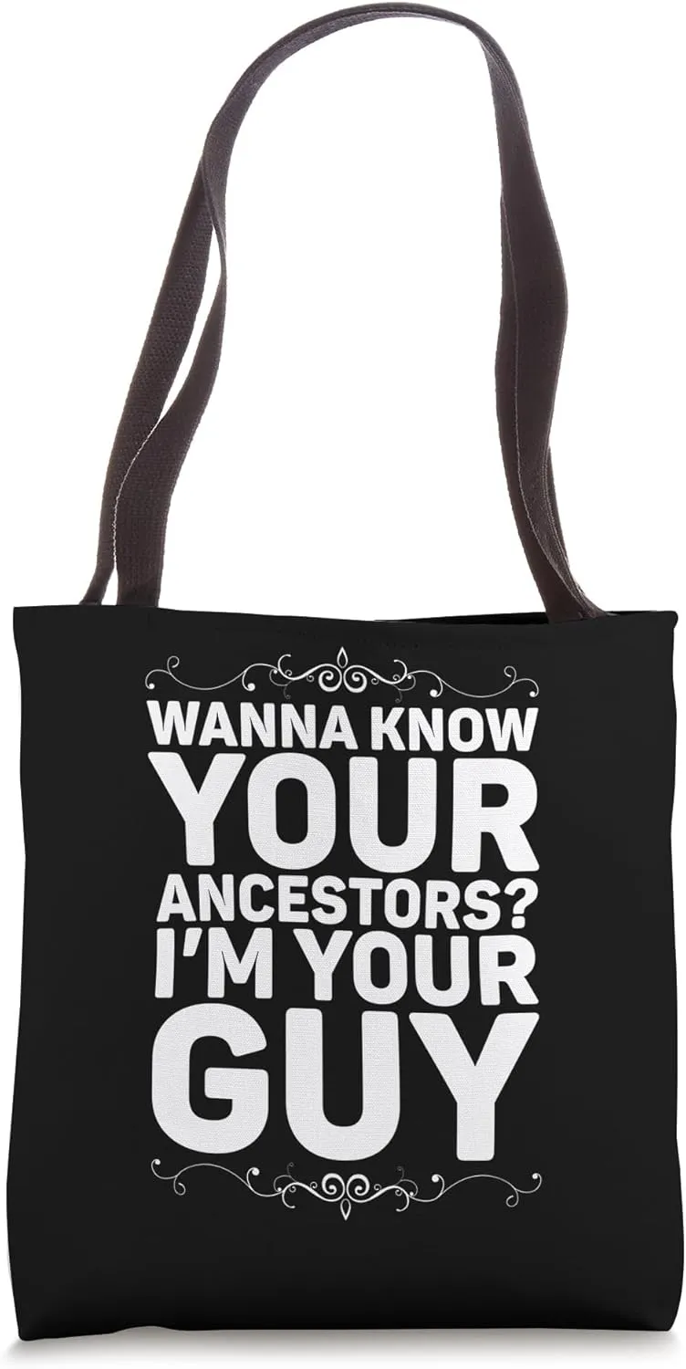 Genealogist Appreciation Historian Ancestors Genealogy Tote Bag