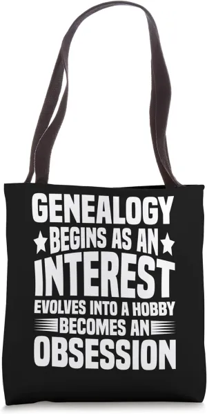 Genealogist Appreciation Historian Interest Genealogy Tote Bag