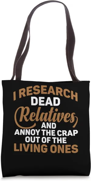Genealogist Family Tree Ancestor Research Genealogy Tote Bag