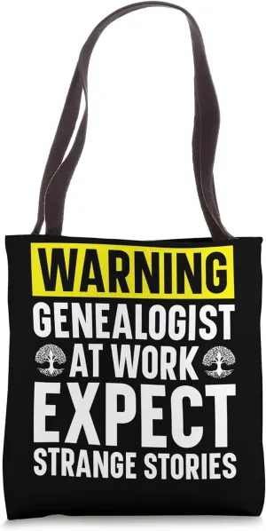 Genealogist Family Tree Expert Ancestry Research Genealogy Tote Bag