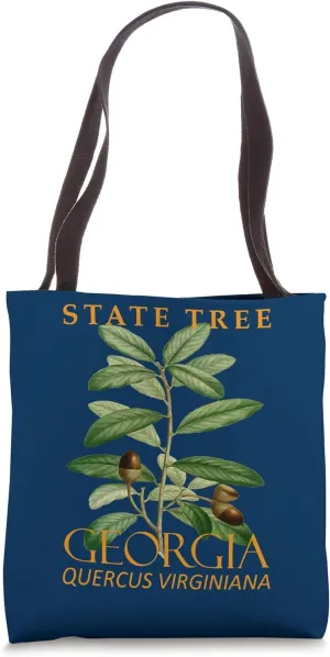 Georgia Territory Tree The Southern Live Oak Tote Bag